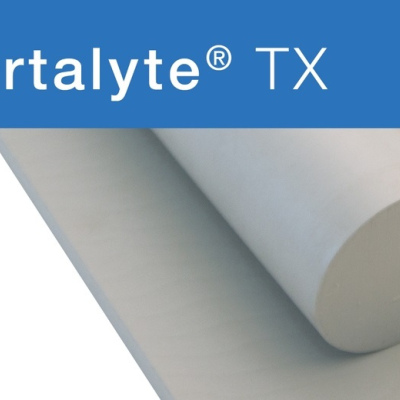 Пластик PET TX 60x1000мм світло-сірий (Поліетилентерефталат PET-TX) пруток