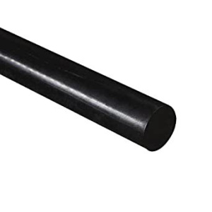 PE-UHMW, 70x1000мм, Полиэтилен (PE-1000) пруток черный