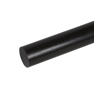 PE-HD, d 30x2000мм, Полиэтилен (PE-H) пруток черный