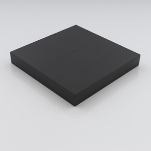 Пластик PET 16x610x1000мм плита черная