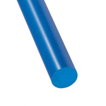 PE-UHMW, 20x2000мм, (PE-1000) Поліетилен пруток синій