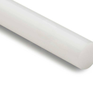 PA-6,  28х1000мм Поліамід пруток білий