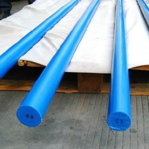 PE-UHMW, 70x1000мм, Полиэтилен (PE-1000) пруток синий
